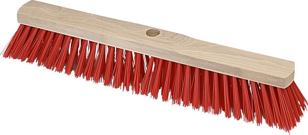 Hofbesen Kunststoff Rot 6-Reihig 40 cm Hofbesen Kunststoff Rot 6-Reihig 40 cm