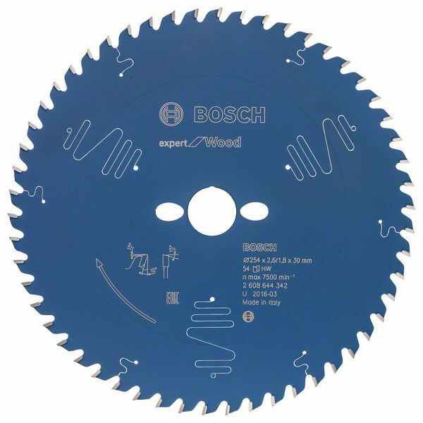 BOSCH Kreissägeblatt Expert for Wood 254x30x2,6mm 54 Z BOSCH Kreissägeblatt Expert for Wood 254x30x2,6mm 54 Z