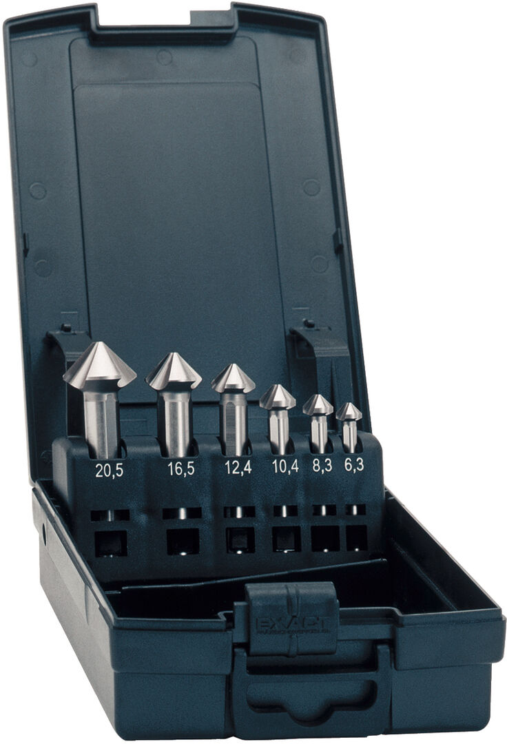EXACT Kegelsenker-Set HSS CBN 6,3-20,5mm Adv. EXACT Kegelsenker-Set HSS CBN 6,3-20,5mm Adv.