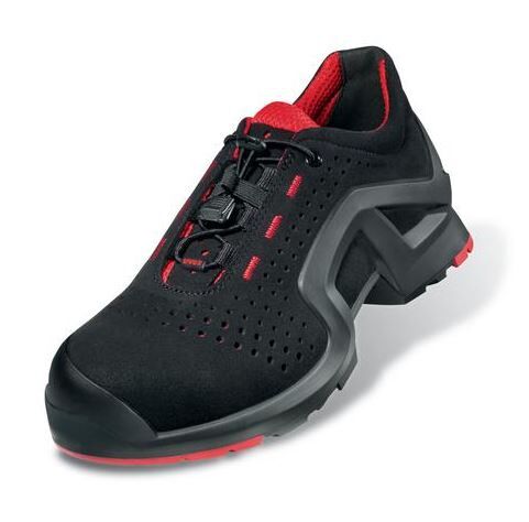 UVEX 1 x-tended Sicherh.-Halbschuh gelocht Gr. 40 W11 S1PL ESD SR schwarz/rot 8519.2 UVEX 1 x-tended Sicherh.-Halbschuh gelocht Gr. 40 W11 S1PL ESD SR schwarz/rot 8519.2