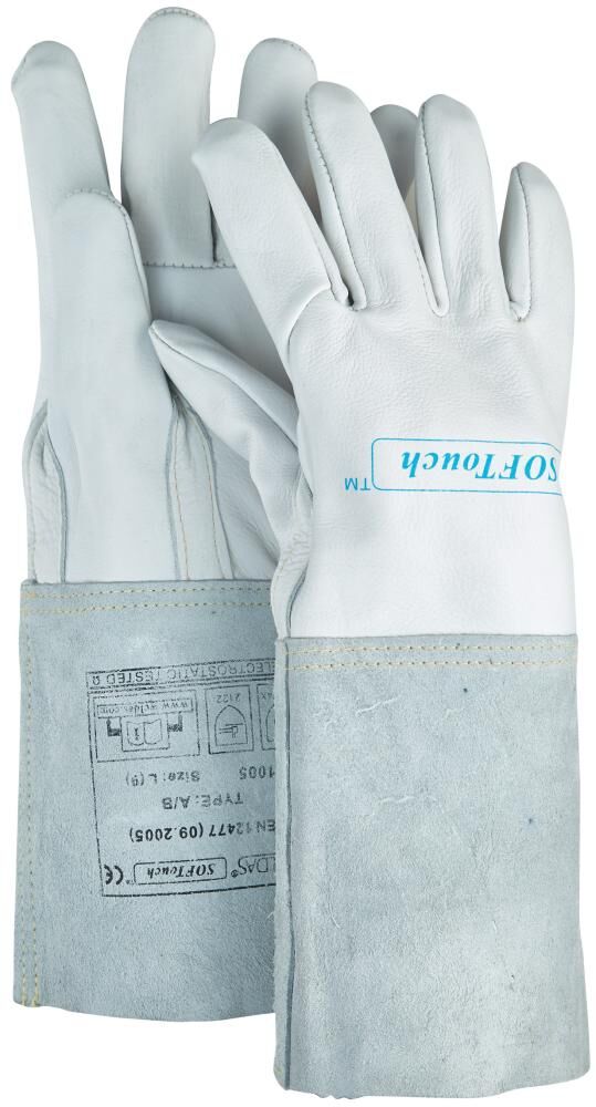 WELDAS Schweißerhandschuh ARGON Kalbsleder Nr. 10-1005 Gr. XL WELDAS Schweißerhandschuh ARGON Kalbsleder Nr. 10-1005 Gr. XL