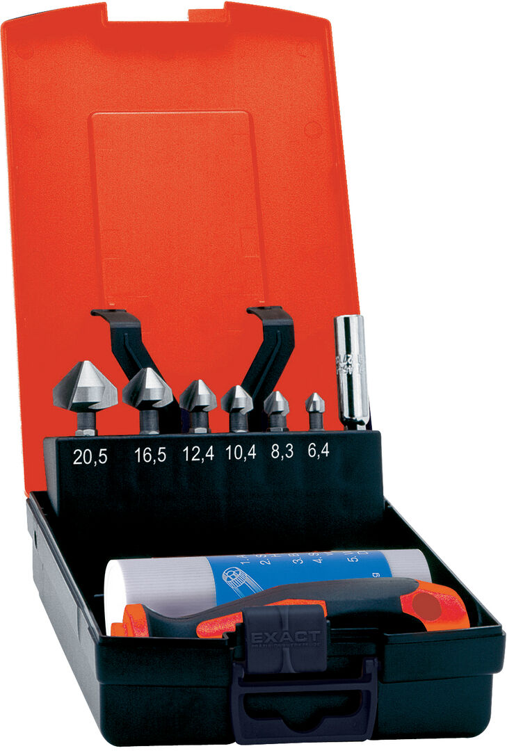 FORMAT Kegelsenkerbitsatz 90 Grad HSS 6,3-20,5mm FORMAT Kegelsenkerbitsatz 90 Grad HSS 6,3-20,5mm