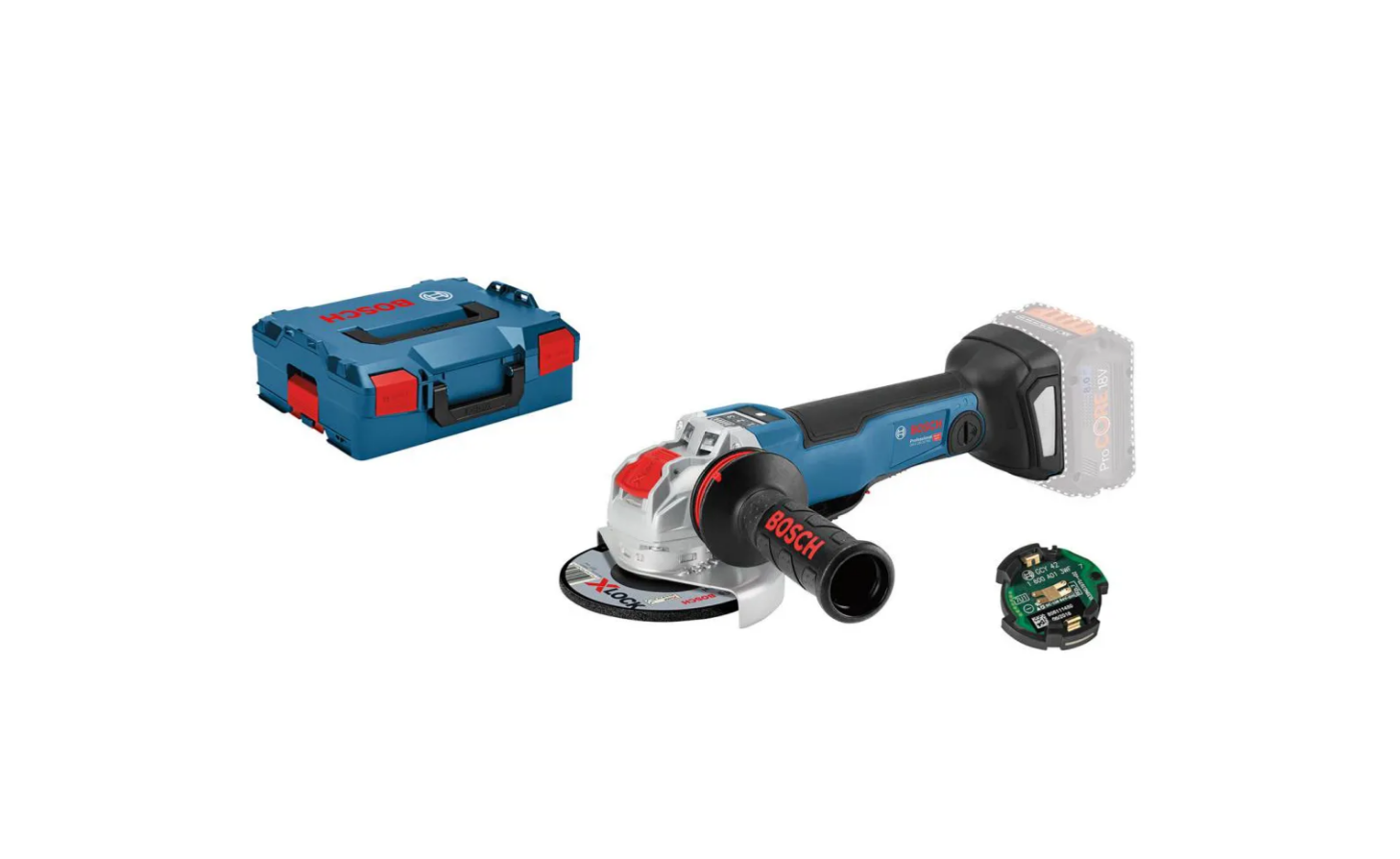 BOSCH Akku Winkelschleifer GWX 18V-10 SC Click&Go L-BOXX BOSCH Akku Winkelschleifer GWX 18V-10 SC Click&Go L-BOXX