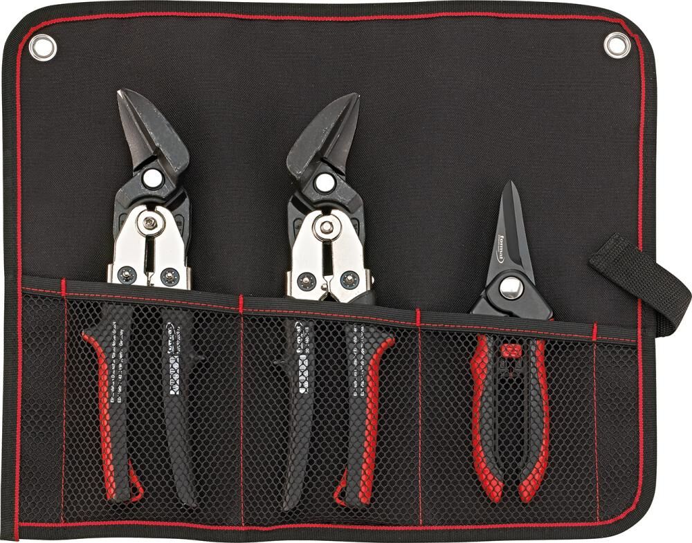 FORMAT Blechscherensatz 3-teilig in Rolltasche