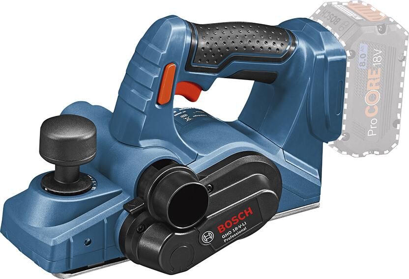 BOSCH Akku-Hobel GHO 18-V-LI solo in L-BOXX
