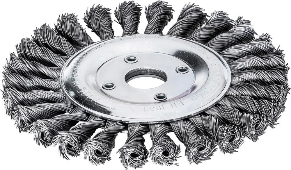 LESSMANN Rundbürste Stahldraht 115x12mm gezopft 0,5mm LESSMANN Rundbürste Stahldraht 115x12mm gezopft 0,5mm