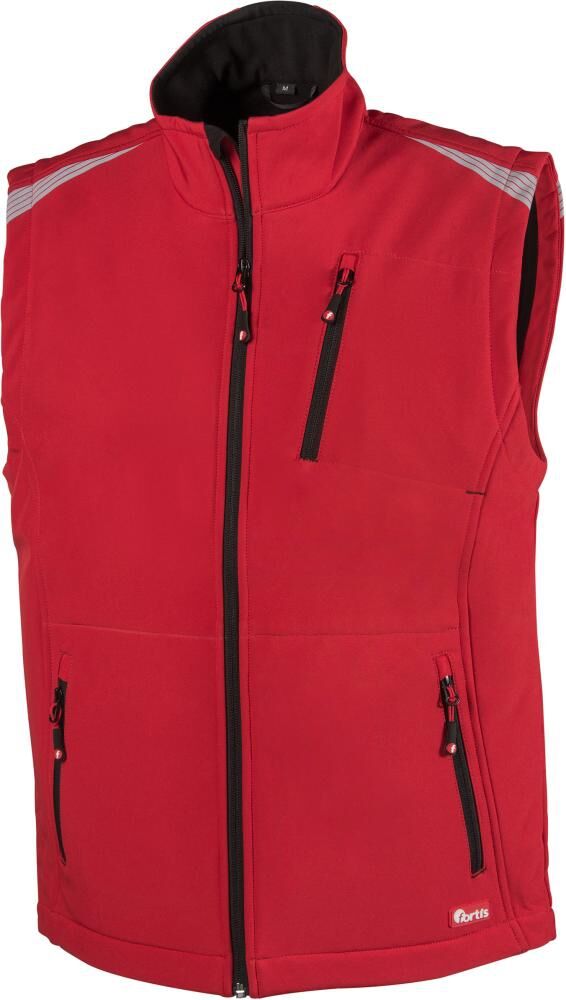 FORTIS Weste 24 rot/schwarz Gr. 2XL