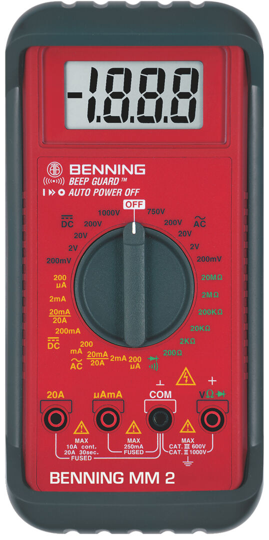BENNING Digital-Multimetermm 2 BENNING Digital-Multimetermm 2