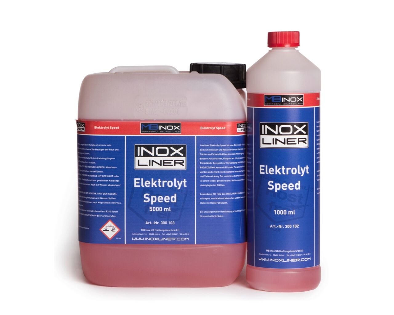 MBINOX Elektrolyt Speed 1L für Schweißnahtreinigungsgeräte MBINOX Elektrolyt Speed 1L für Schweißnahtreinigungsgeräte