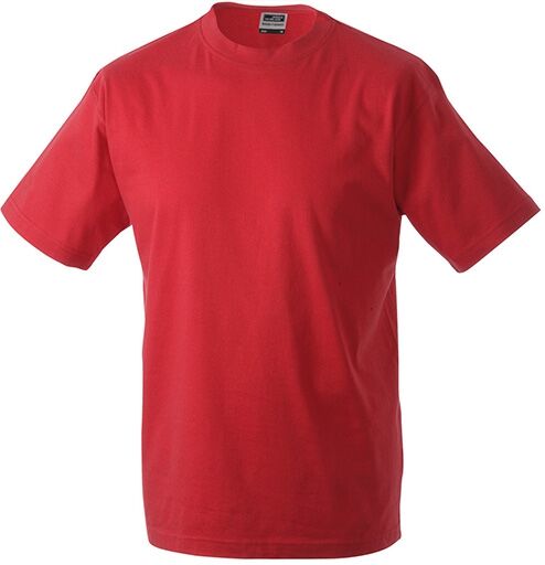 JN T-Shirt Round-T Heavy JN002 100%BW, red, Größe 2XL