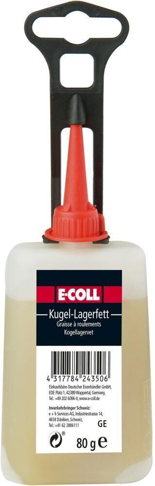 E-COLL Kugellagerfett 80g Flasche E-COLL Kugellagerfett 80g Flasche