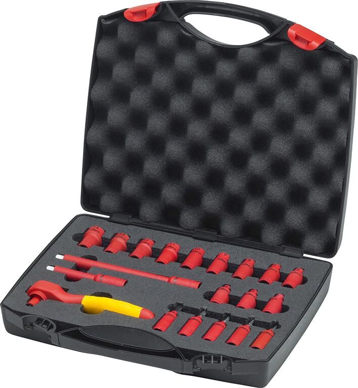 WIHA Steckschlüssel-Set 1/4" VDE 20-teilig im Koffer WIHA Steckschlüssel-Set 1/4" VDE 20-teilig im Koffer