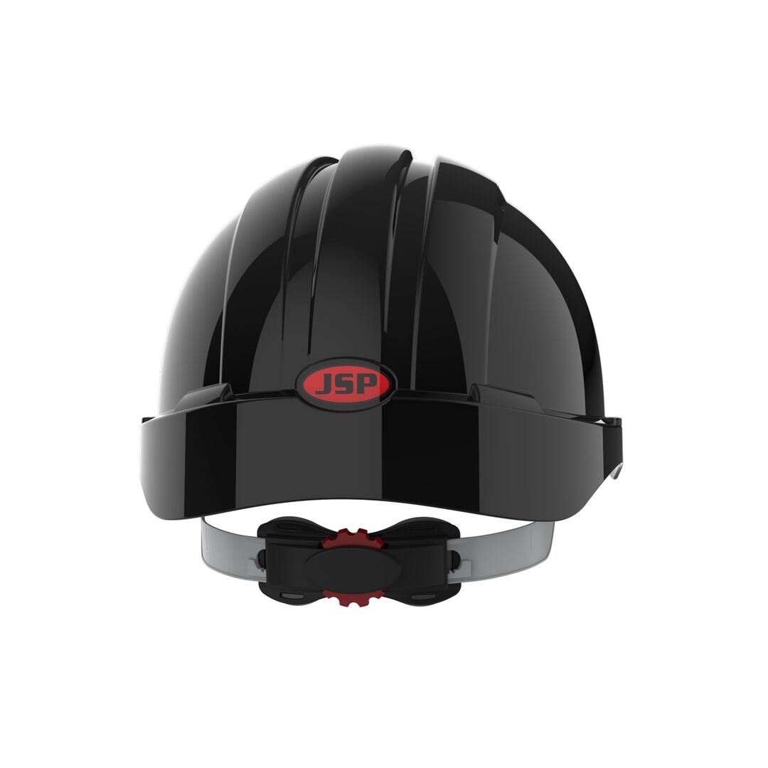 JSP Schutzhelm EVO3 AJF170 belüftet, mit Schirm, schwarz