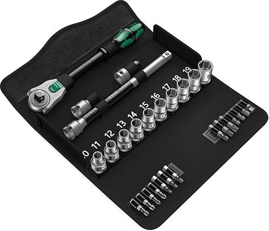 WERA 1/2" Steckschlüssel-Garnitur ZYKLOP speed