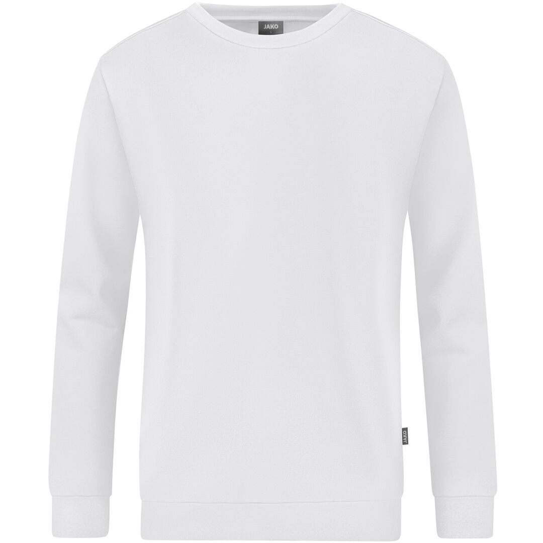 JAKO Sweat Organic Unisex C8820, Gr. M weiß