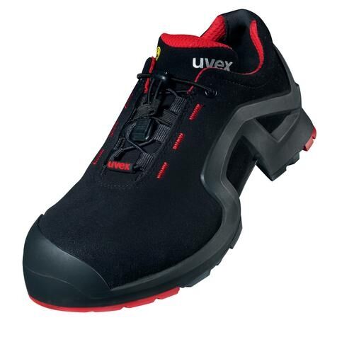 UVEX 1 x-tended Sicherheits-Halbschuh Gr. 39 W11 S3L ESD SR schwarz/rot 8516.2 UVEX 1 x-tended Sicherheits-Halbschuh Gr. 39 W11 S3L ESD SR schwarz/rot 8516.2