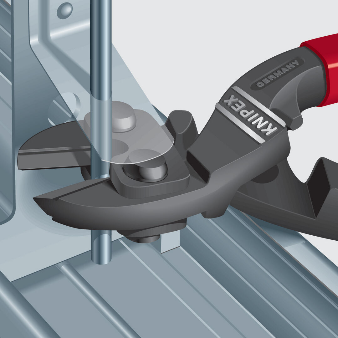 KNIPEX 71 31 200 CoBolt Kompakt- Bolzenschneider schwarz atrA 200mm KNIPEX 71 31 200 CoBolt Kompakt- Bolzenschneider schwarz atrA 200mm