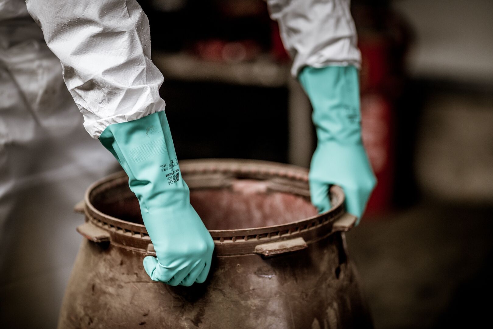 NITRAS Chemikalien-Schutzhandschuh 3450 Gr. 10 32cm grün Nitril EN 388/374 CAT 3 NITRAS Chemikalien-Schutzhandschuh 3450 Gr. 10 32cm grün Nitril EN 388/374 CAT 3