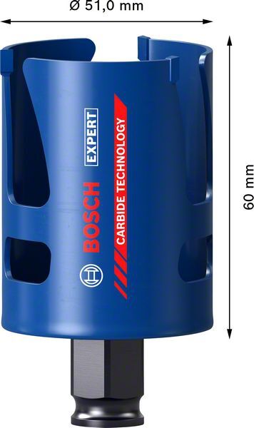 BOSCH Lochsäge EXPERT ConstructionMat 51mm