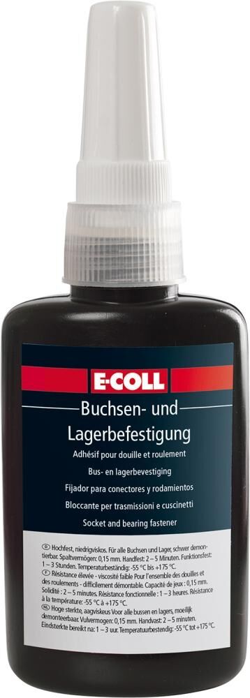 E-COLL Buchsen- & Lagerkleber hochfest-mittelviskos 50ml E-COLL Buchsen- & Lagerkleber hochfest-mittelviskos 50ml