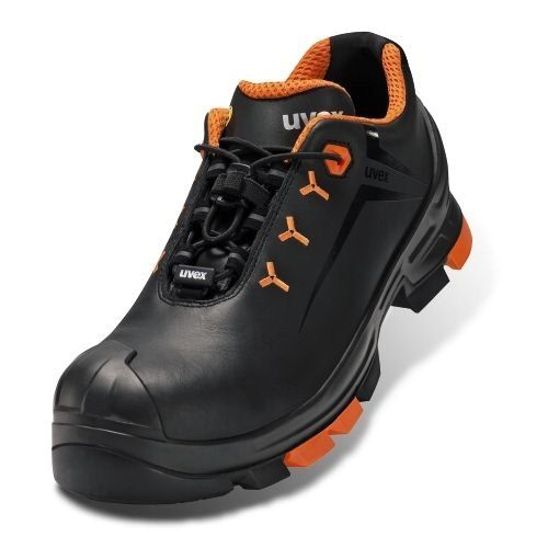 UVEX 2 Sicherheits-Halbschuh Gr. 44 W10 S3L ESD SR schw/orange 6502.1