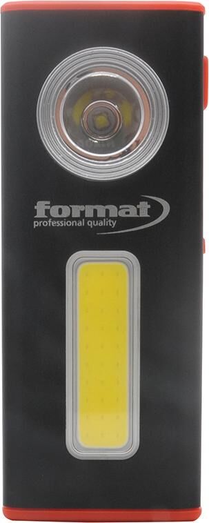 FORMAT LED Akku-Handleuchte Alu 500 Lumen