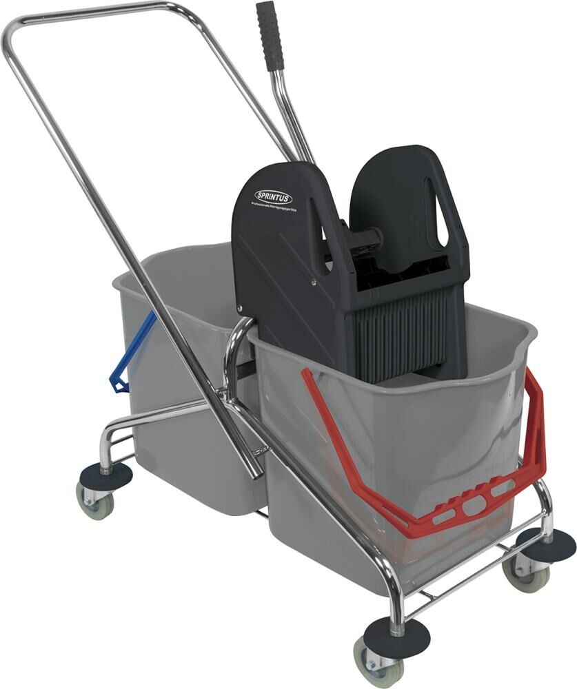 Doppelfahreimer chrom 2x17l mitPresse Doppelfahreimer chrom 2x17l mitPresse