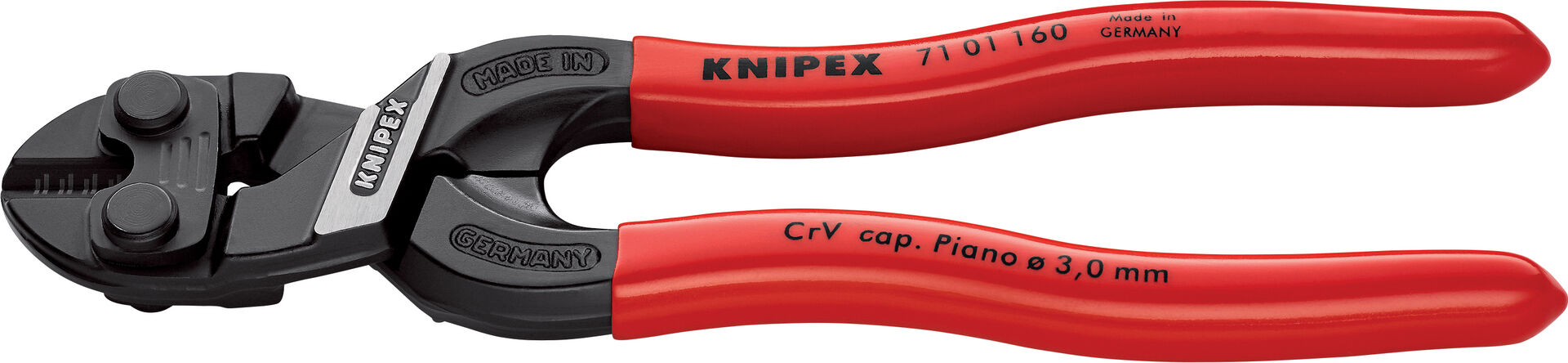 KNIPEX 71 01 160 CoBolt S Kompakt- Bolzenschneider schwarz atrA 160mm KNIPEX 71 01 160 CoBolt S Kompakt- Bolzenschneider schwarz atrA 160mm