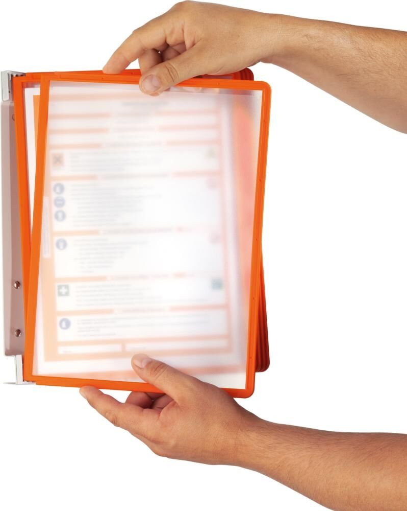 Sichttafelsystem orange, VE: 1 SET Sichttafelsystem orange, VE: 1 SET