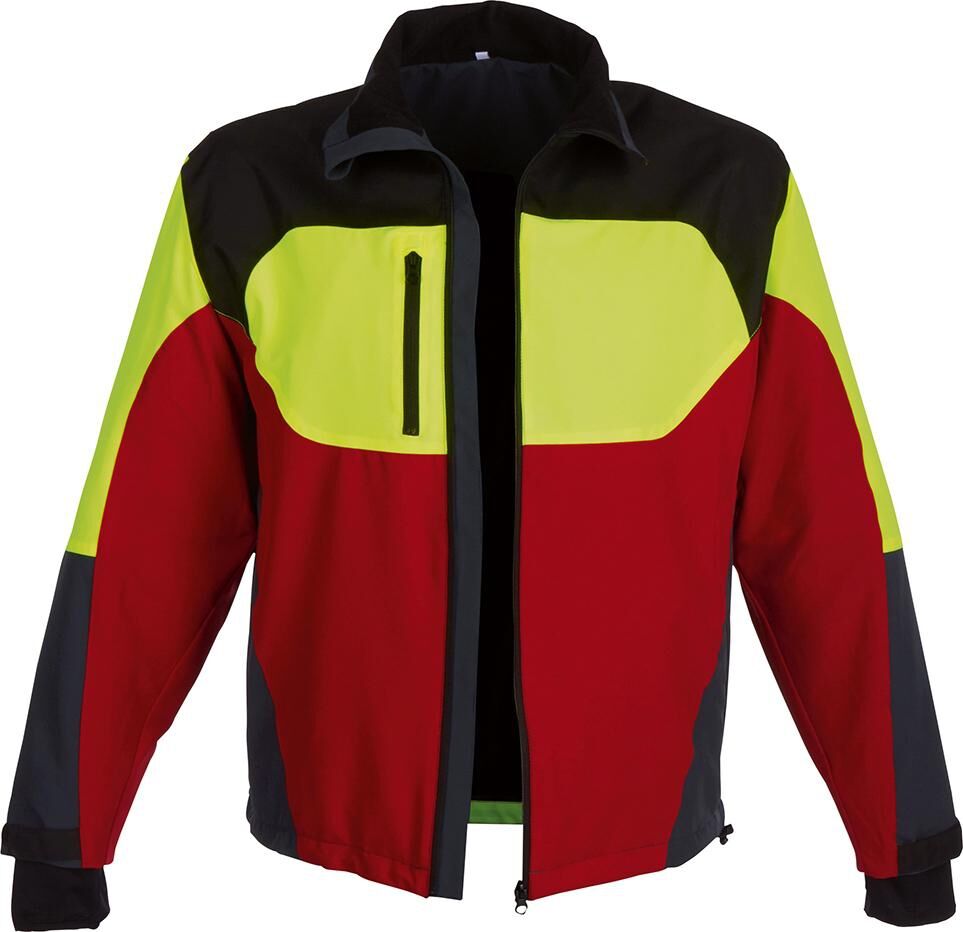 Stretchjacke Forest Jack Red,Gr.S,rot/anthr./gelb