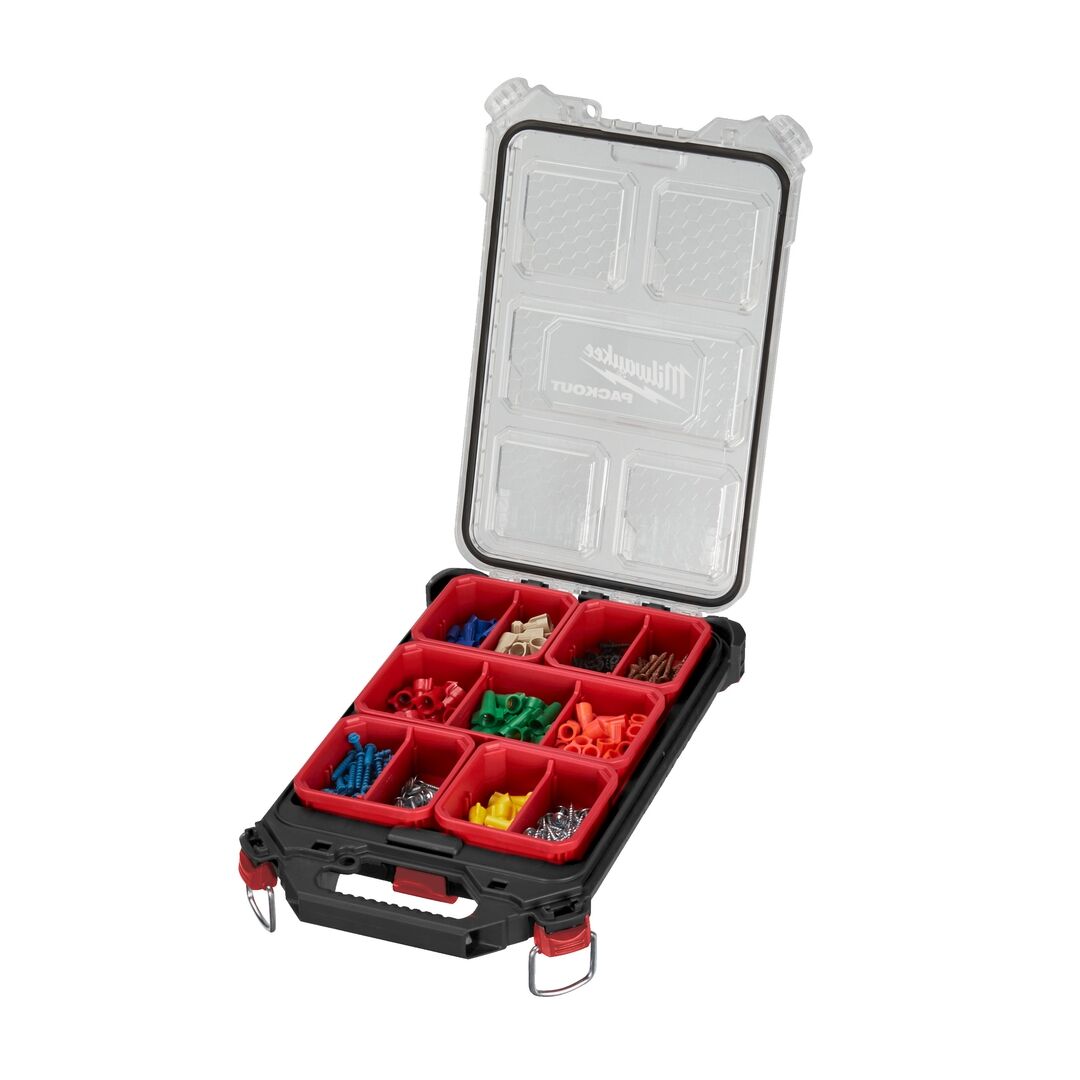 MILWAUKEE Packout Organiser Slim Compact inkl. Sortierboxen MILWAUKEE Packout Organiser Slim Compact inkl. Sortierboxen
