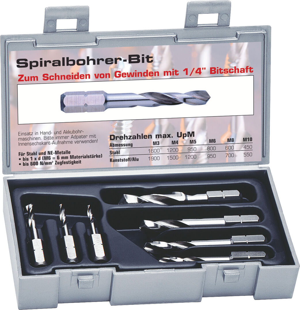 FORMAT Spiralbohrer Bit HSS geschliffen Satz 7-teilig 2-8mm FORMAT Spiralbohrer Bit HSS geschliffen Satz 7-teilig 2-8mm