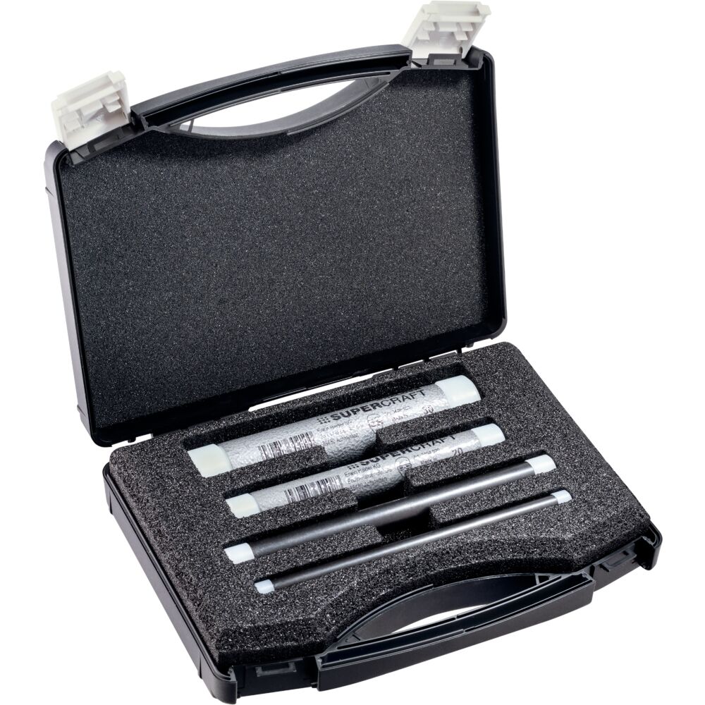 HALDER Klopfer/Durchschlag-Set 4-tlg Ø10/15/20/30mm in Kunststoff-Box HALDER Klopfer/Durchschlag-Set 4-tlg Ø10/15/20/30mm in Kunststoff-Box