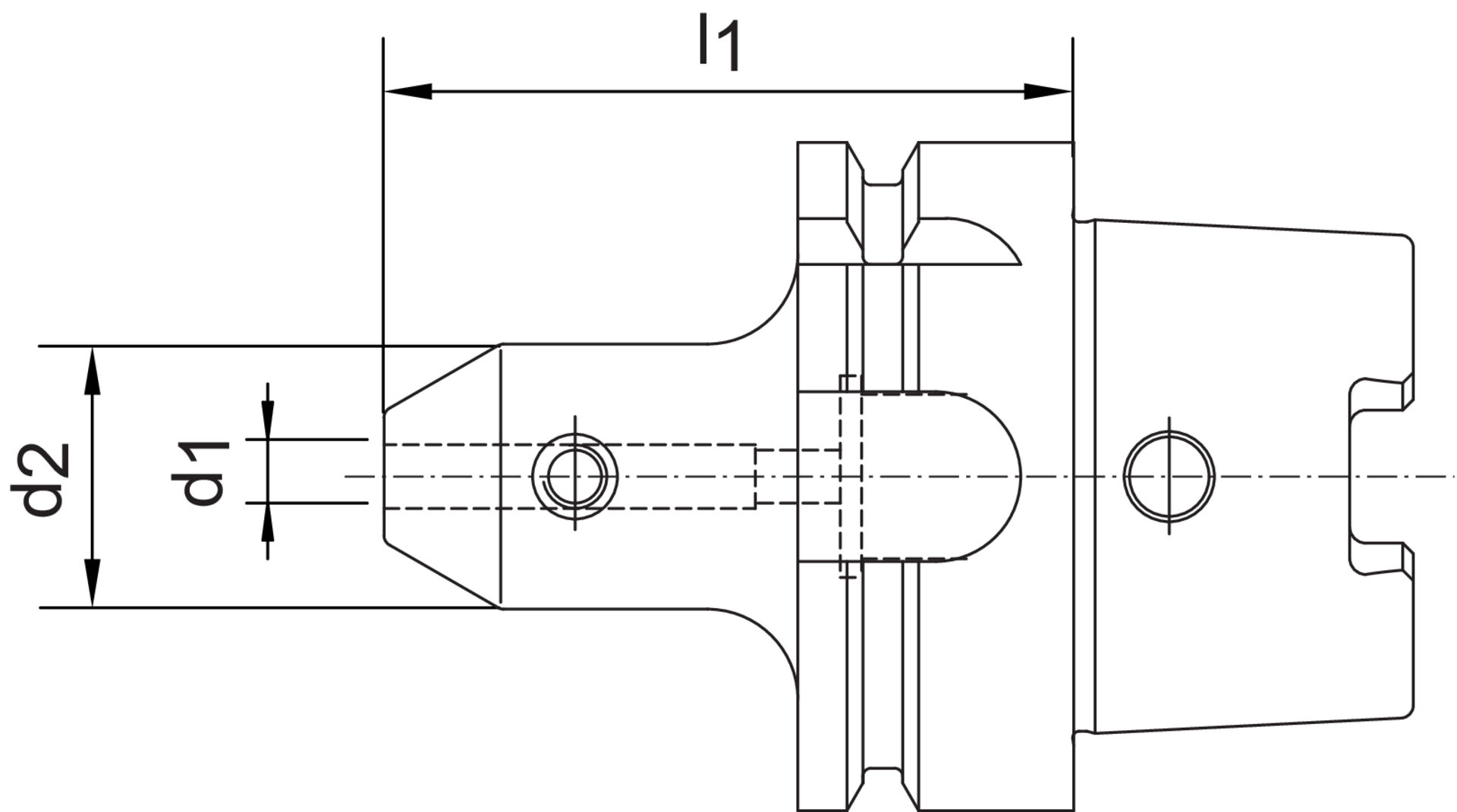 Spannfutter W  D69893A HSK-A 63-10x 65mm  Haimer