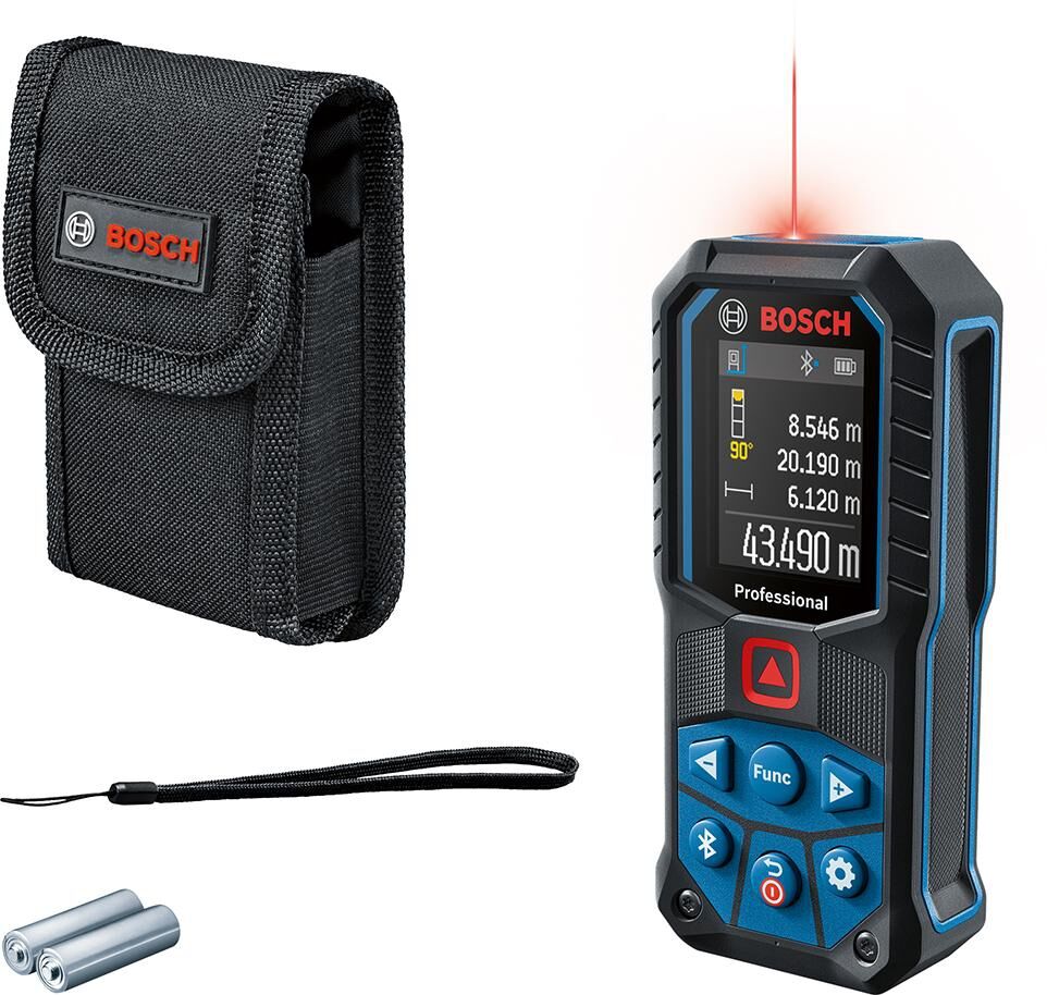 BOSCH Laser-Entfernungsmesser GLM 50-27 C, Schutztasche, Trageschlaufe