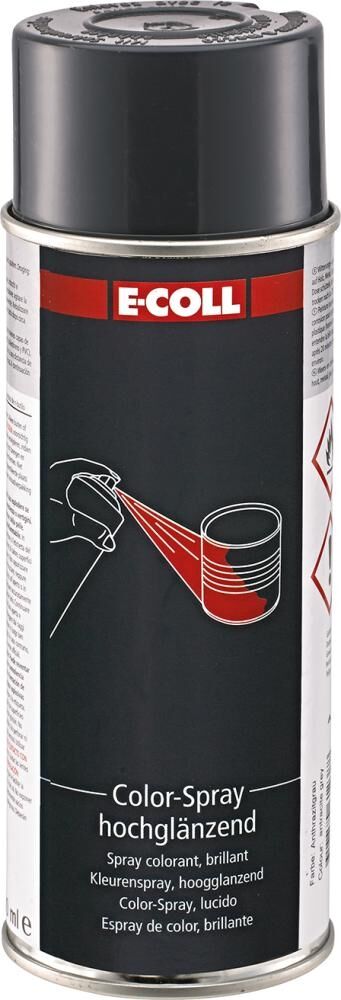 E-COLL Color-Spray, hochglänzend 400Ml Anthrazit-Grau