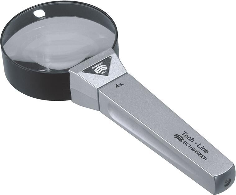 SCHWEIZER Handlupe Tech-Line D 65mm 4-fach SCHWEIZER Handlupe Tech-Line D 65mm 4-fach
