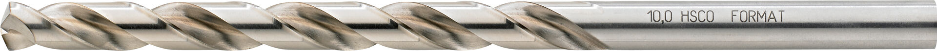 FORMAT Spiralbohrer DIN340 TI HSSE 9,50mm geschliffen FORMAT Spiralbohrer DIN340 TI HSSE 9,50mm geschliffen