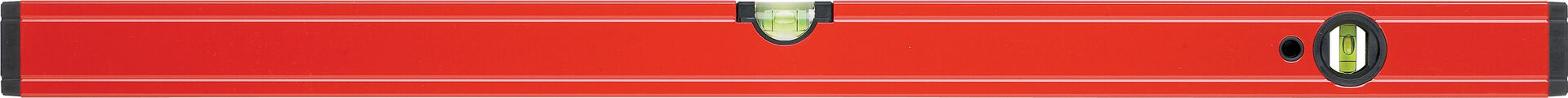 FORMAT Magnet-Wasserwaage Leichtmetall rot pulverbeschichtet 80cm