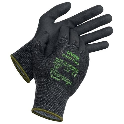 UVEX Schnittschutz-Handschuh C300 foam Gr. 9 Schaumbeschichtung gr/schw, 6054.4