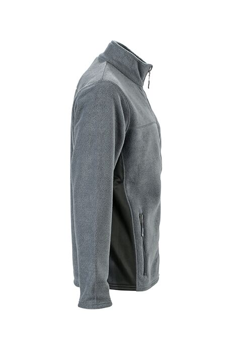 JN Mens Workwear Fleece Jacket JN842 100%PES, carbon/black, Größe 2XL JN Mens Workwear Fleece Jacket JN842 100%PES, carbon/black, Größe 2XL