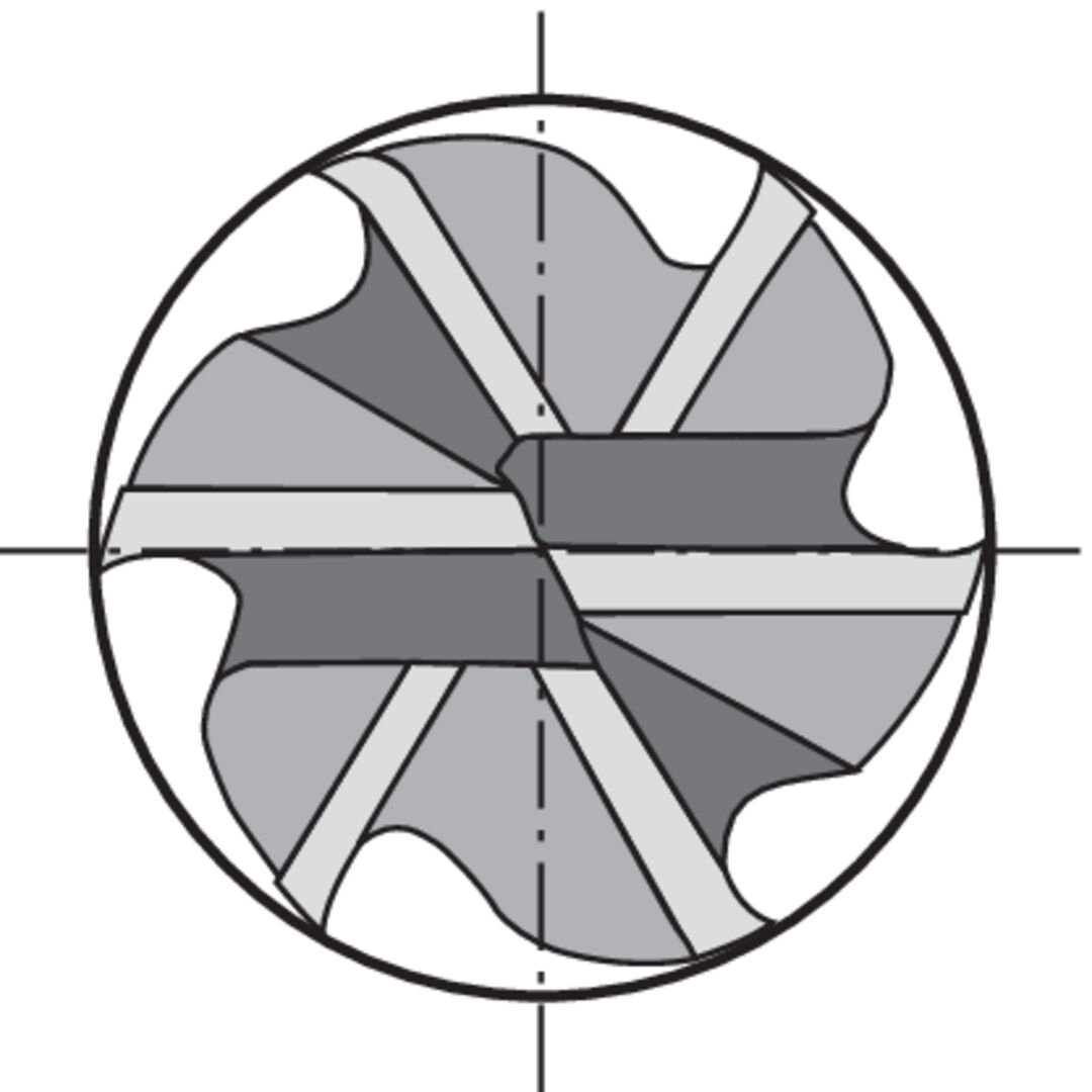 FORMAT Mehrzweckfräser DIN6527L VHM 6,0mm HB Z 6-8 TiAlN FORMAT Mehrzweckfräser DIN6527L VHM 6,0mm HB Z 6-8 TiAlN