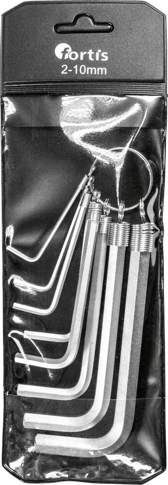 FORTIS Winkelschraubendreher-Set 8-teilig 2-10 FORTIS Winkelschraubendreher-Set 8-teilig 2-10