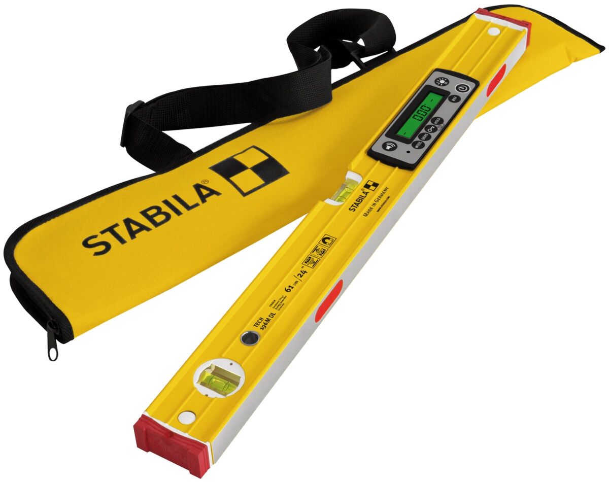 STABILA Elektronik-Wasserwaage TECH 196M DL, 61 cm magnetisch