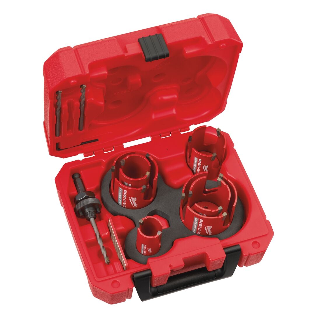 MILWAUKEE Multimaterial-Lochsäge Set BIGHAWG 10-teilig MILWAUKEE Multimaterial-Lochsäge Set BIGHAWG 10-teilig