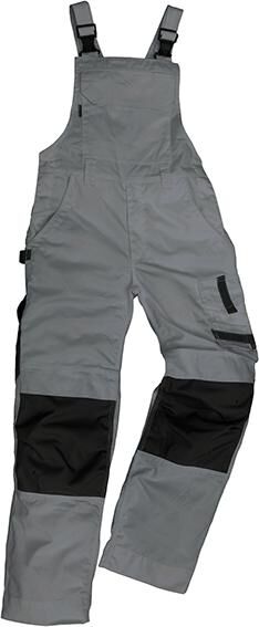 Arbeitslatzhose Champ, Gr. 48, grau/schwarz Arbeitslatzhose Champ, Gr. 48, grau/schwarz