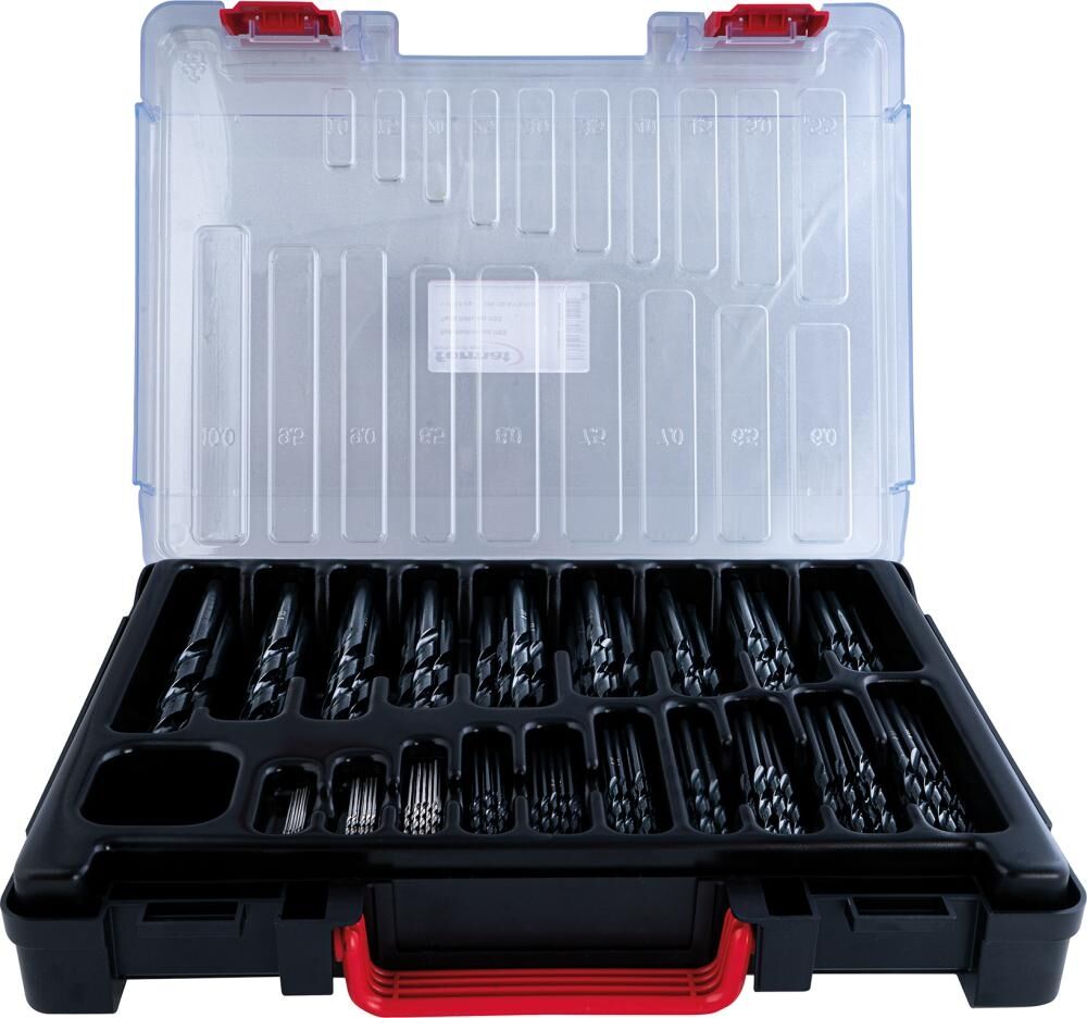 FORMAT Spiralbohrersatz DIN338 - N HSS geschliffen, 1 - 10,0mm, 170-teilig