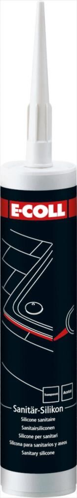 E-COLL EU Sanitär-Silikon 310ml transparent E-COLL EU Sanitär-Silikon 310ml transparent