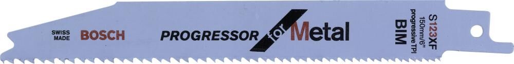 BOSCH Säbelsägeblatt 5 Stk Progressor für Metal S 123 XF BOSCH Säbelsägeblatt 5 Stk Progressor für Metal S 123 XF