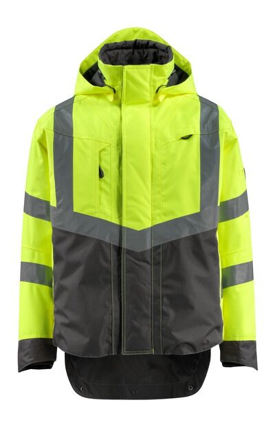 MASCOT Safe Sup. Hardshell-Jacke Harlow Gr. M hi-vis glb/dunkelanthr 15501-231